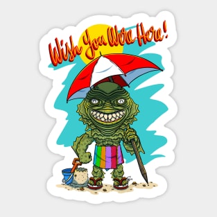Vacation From The Black Lagoon! Sticker